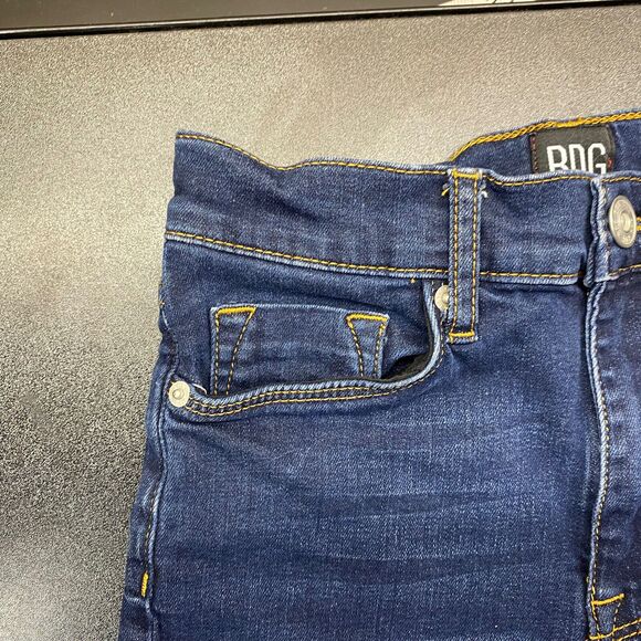 BDG Urban Outfitters Girls Twig Jean Shorts Size 12 Frayed Distressed - Picture 5 of 8